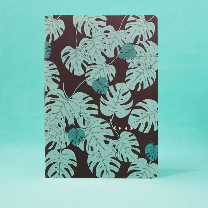 polypodium / monstera - Notizheft - A5