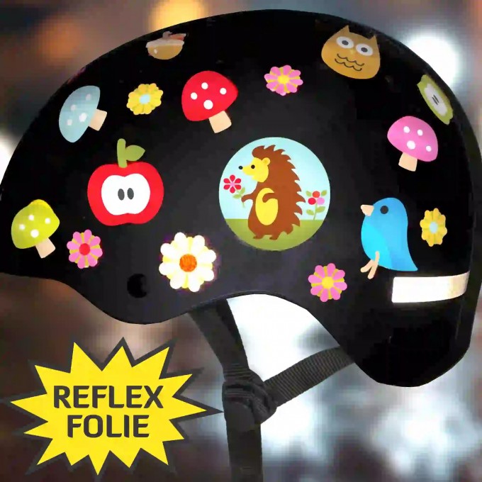Fahrrad Aufkleber Waldfreunde – reflektierende Sticker  | MOOXIBIKE
