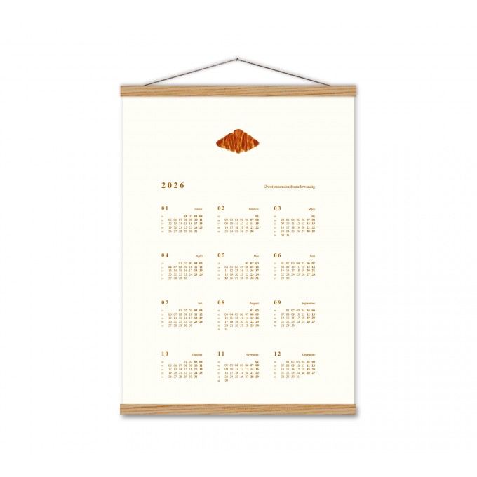 Kalender Croissant 2026 - SANS.