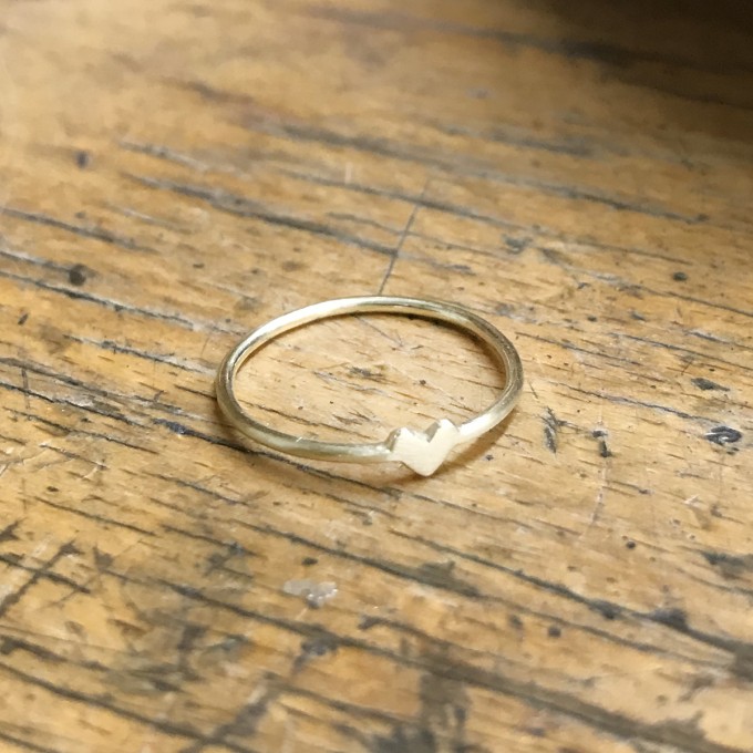 M WIE MARIANNE Herzring "Erste Liebe" aus 585er Gold