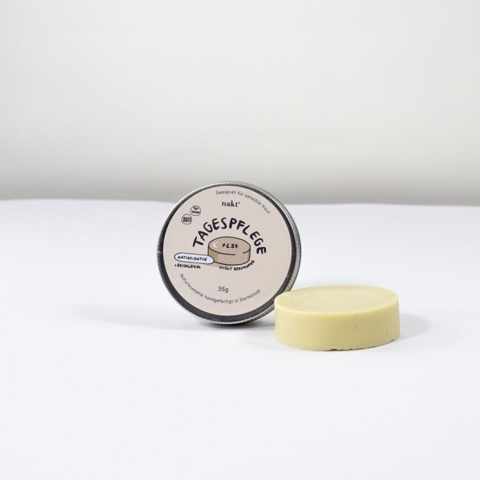 nakt® Tagespflege mit LSF • Gesichtsbutter in fester Form