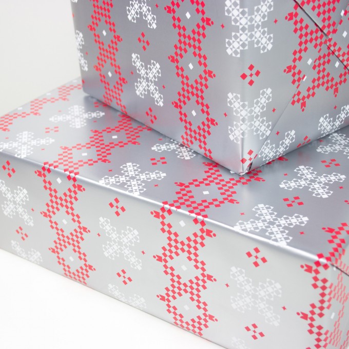 Bow & Hummingbird Geschenkpapier "Karree I"