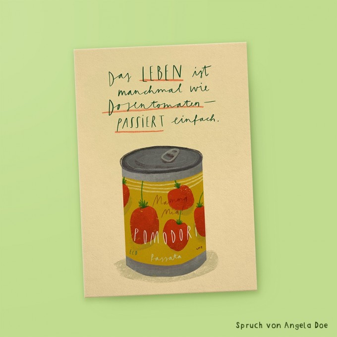 franzizo Postkarte »Passiert«