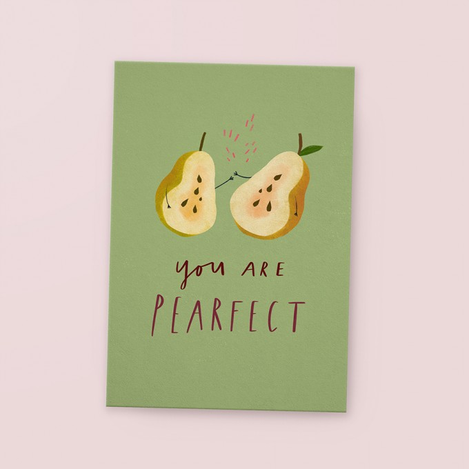 franzizo Postkarte »Pearfect«