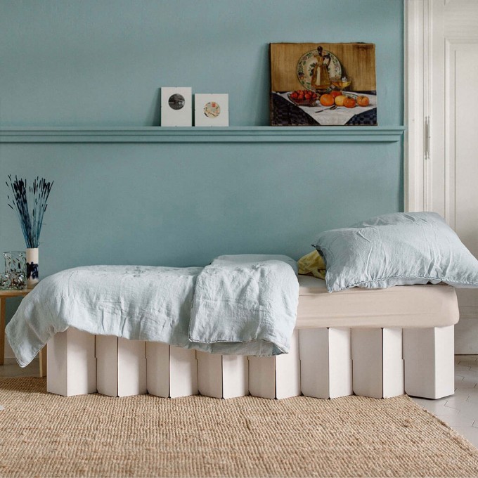 Nachhaltiges Bett 2.0 (weiß) | ROOM IN A BOX