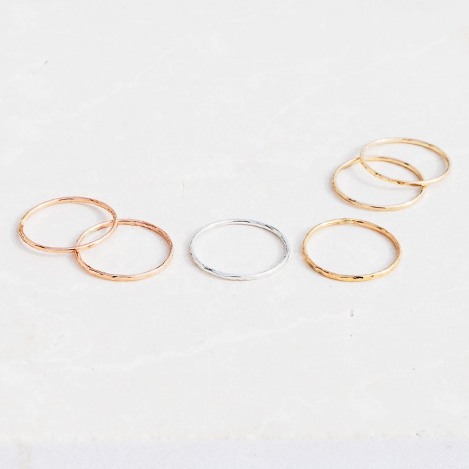iloveblossom DELICATE FLOWER RING // gold