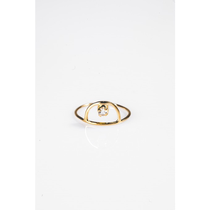 iloveblossom ICE DROP RING // gold