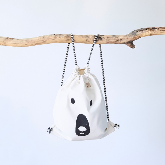 Wunschbrunnen | Rucksack "Grizzly" | kids & adults | Natur/Schwarz