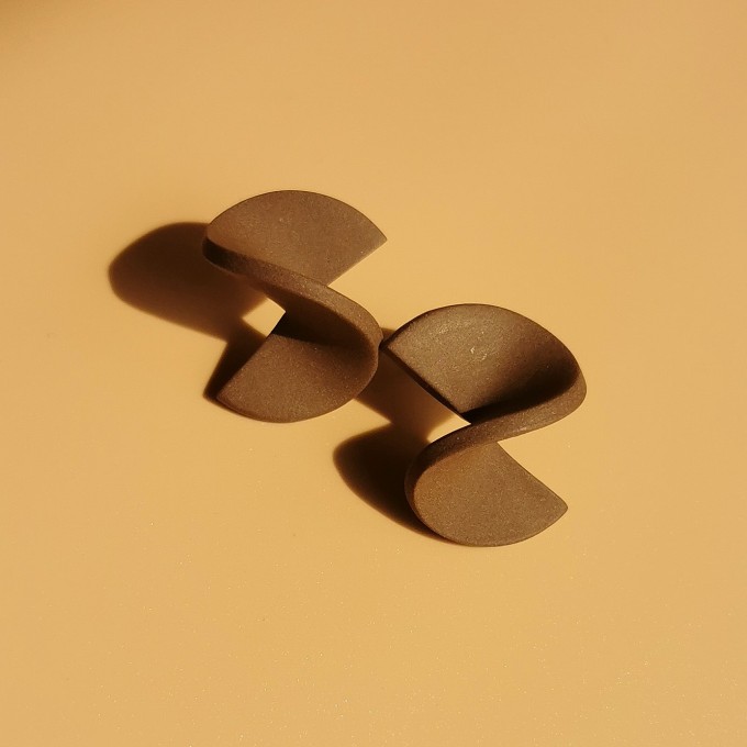 Gedreht | Statement-Ohrstecker | Santoclay