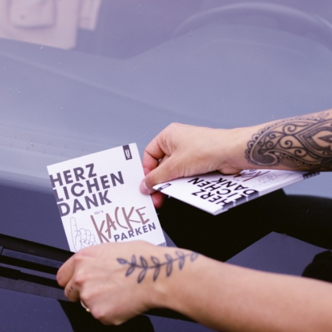 DRUCK STÜCK Kacke-Knöllchen-Block DIN A6