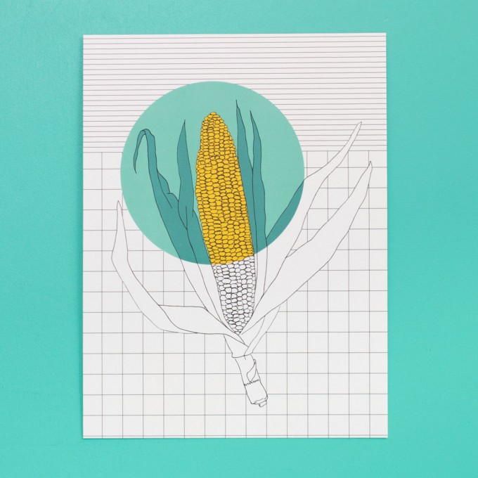polypodium / Print - Mais - 15 cm x 20 cm - A5