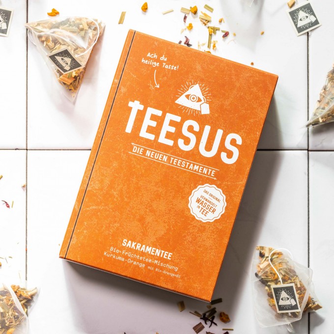 TEESUS Sakramentee – Bio-Früchtetee-Mischung Kurkuma-Orange