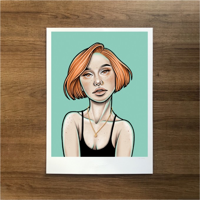 Juliana Fischer - Girls Girls Girls - No.4 - Kunstdruck, DIN A3