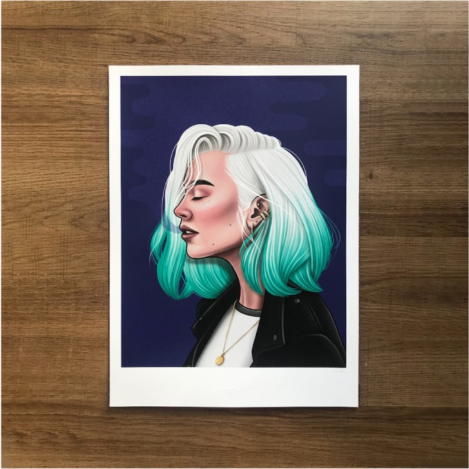 Juliana Fischer - Girls Girls Girls - No.6 - Kunstdruck, DIN A3