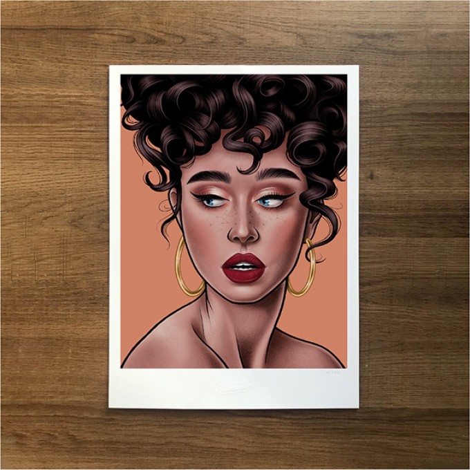 Juliana Fischer - Girls Girls Girls - No.2 - Kunstdruck, DIN A3