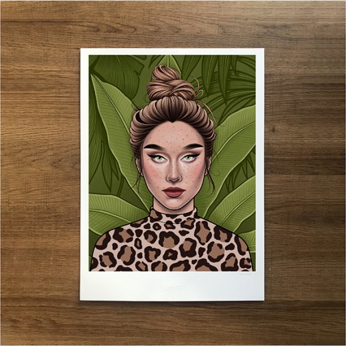 Juliana Fischer - Girls Girls Girls - No.3 - Kunstdruck, DIN A3