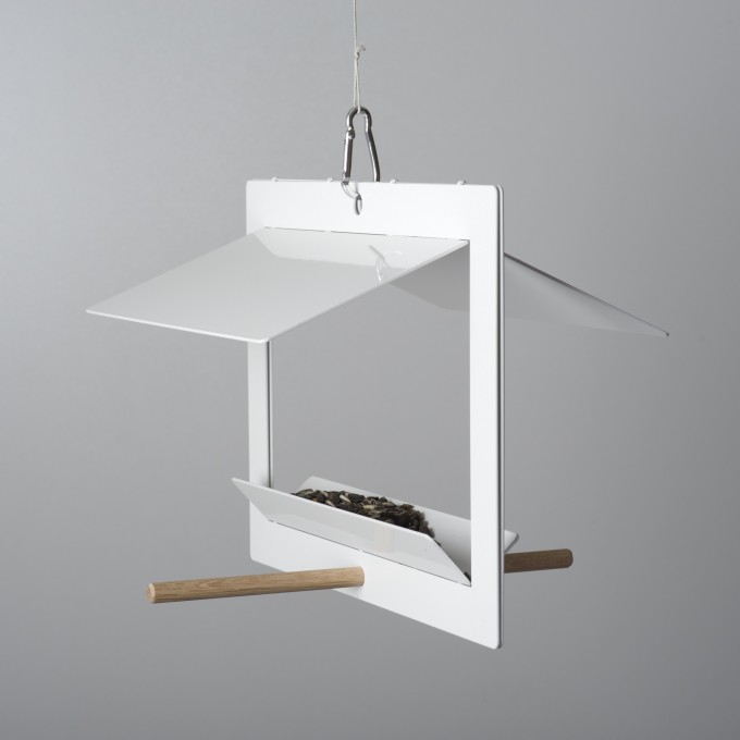Olaf Riedel Vogelhaus - birdhouse DIN A4/DIN A3 weiß