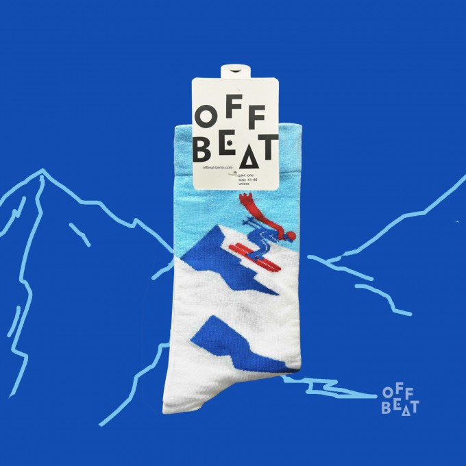Skifahrer Socken von Offbeat