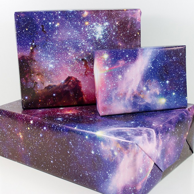 Bow & Hummingbird Geschenkpapier Sternenhimmel