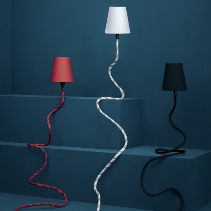 son of nils climbing Lampe schwarzes Kabel