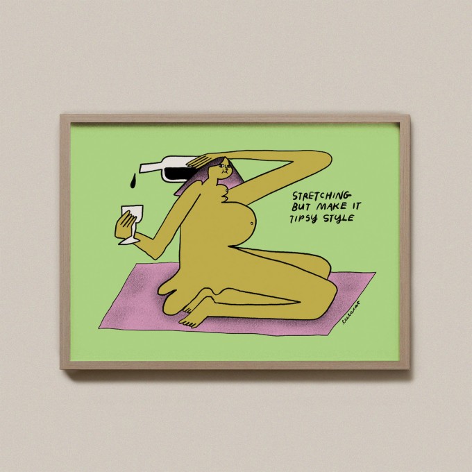 Print "Stretching" – A4 – Eva Dietrich