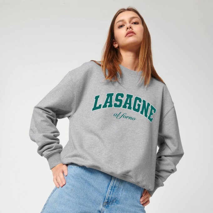 Lasagne al forno Pullover (unisex), grau – studio ciao