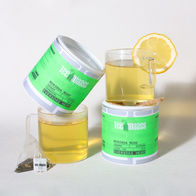 MORINGA MUSE Grüntee mit Ingwer & Zitrone - TEE MAASS