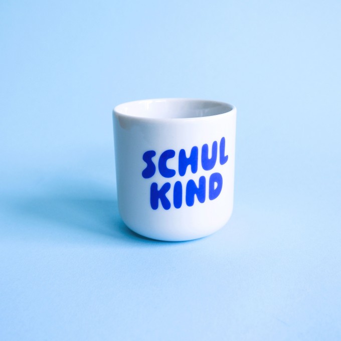 tinyday . Schulkind Becher Kinderbecher Tasse| blau