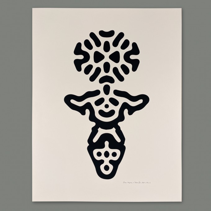 Print now - Riot later ● Totem III - Handsiebdruck