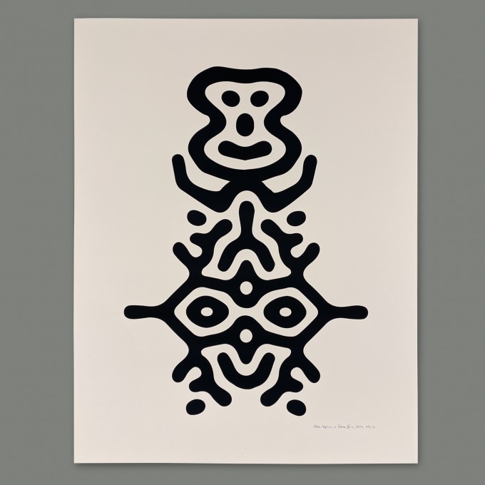 Print now - Riot later ● Totem IV - Handsiebdruck