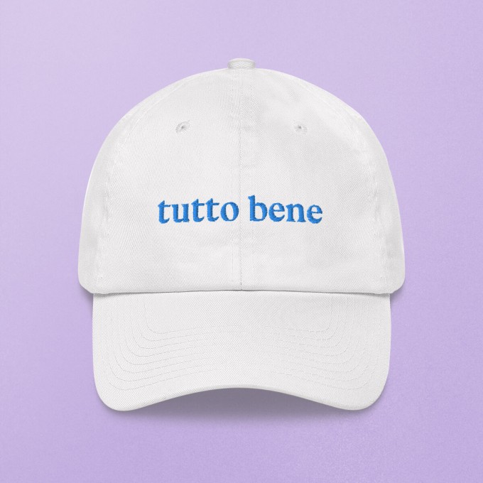 tutto bene Cap, weiss – studio ciao