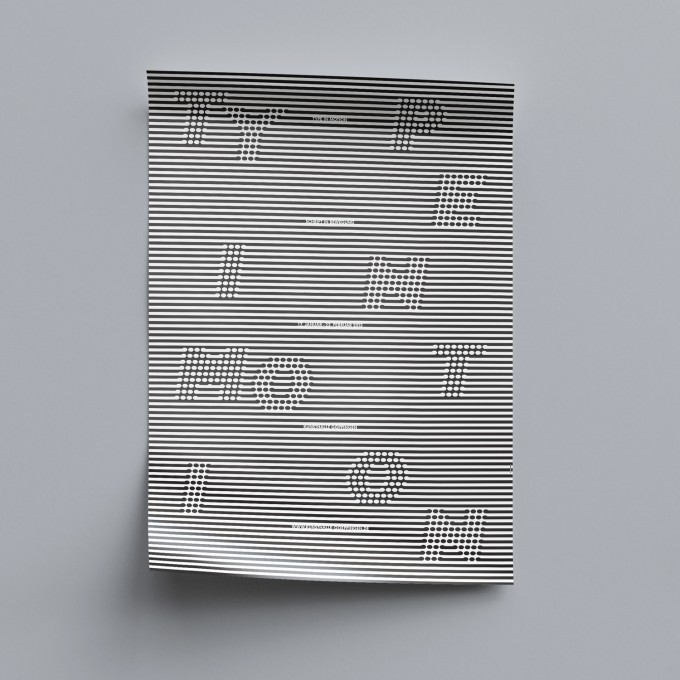 hinzkunst Plakat „Type in Motion“ DIN A1