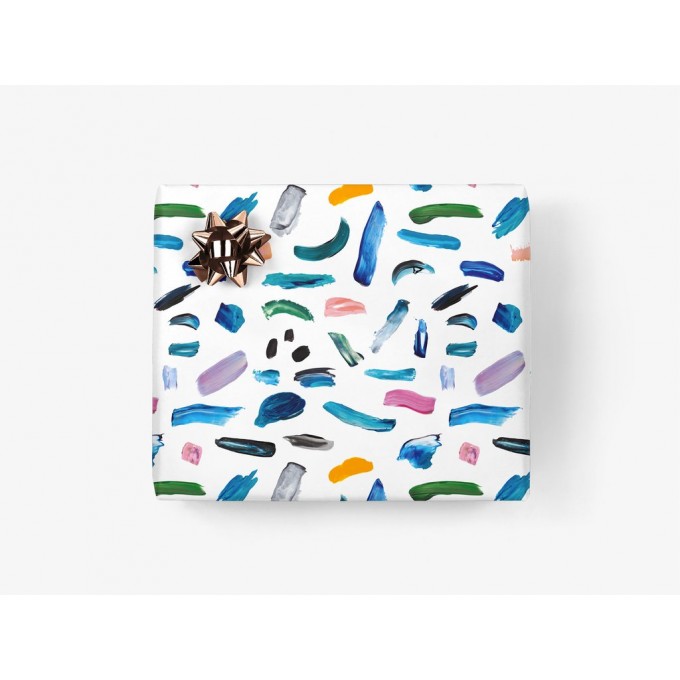 typealive / Geschenkpapier / Pastel Strokes (gefaltet)