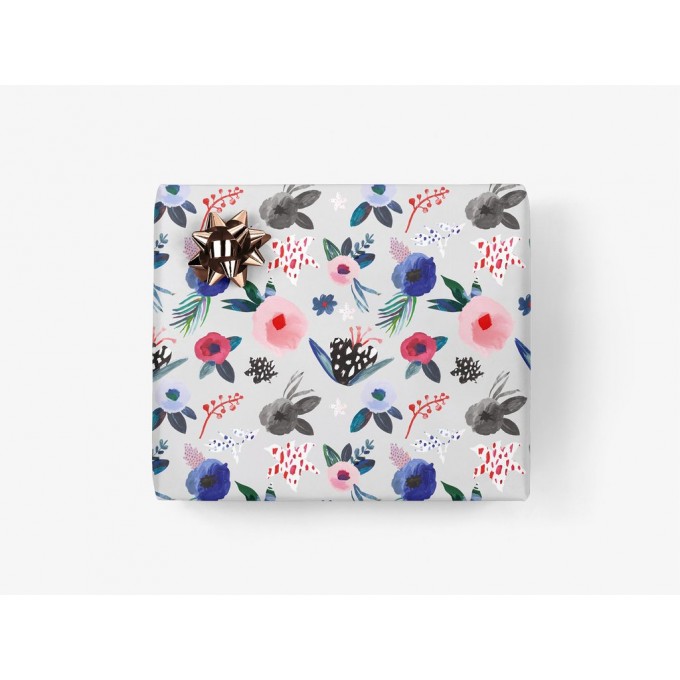 typealive / Geschenkpapier / Scandi Bloom (gefaltet)