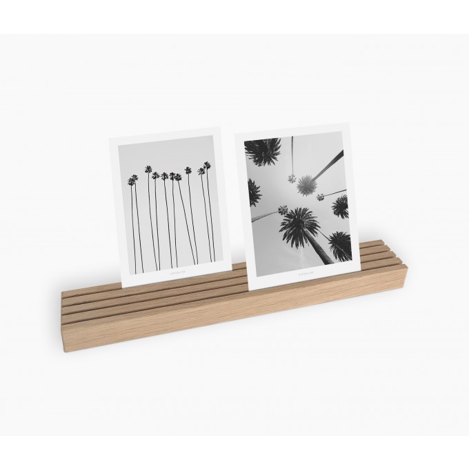 typealive / Postkartenhalter aus Eiche "L"