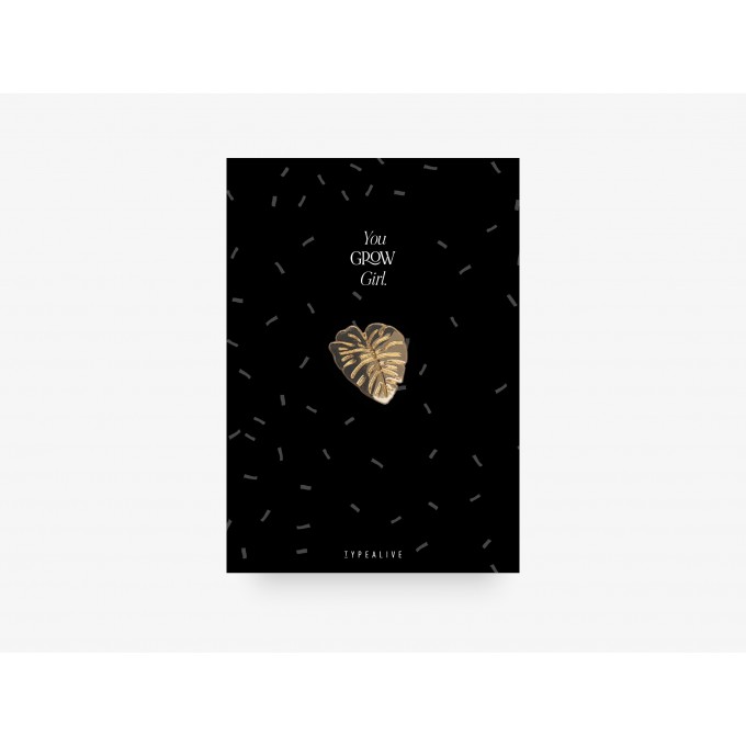 typealive / Pin / SOLID "You Grow Girl"