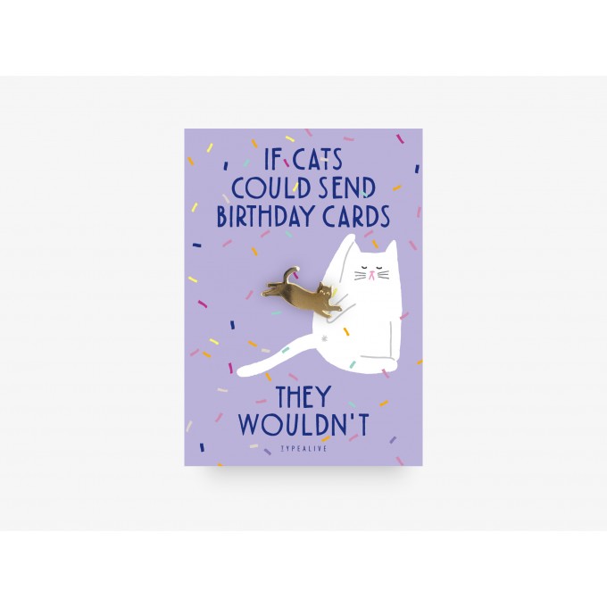 typealive / Pin / Birthday Cat No. 1