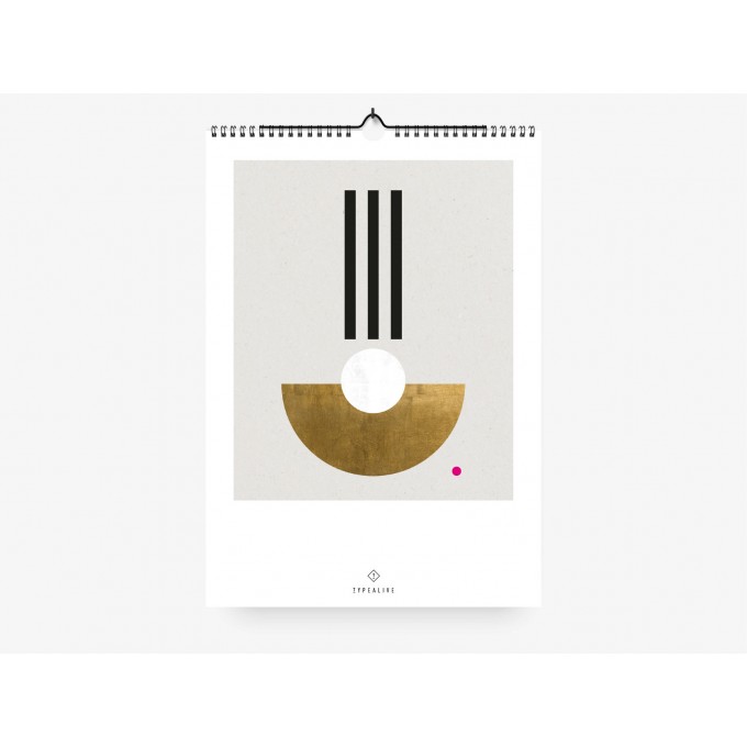 typealive / Wandkalender DIN A3 / Geometry
