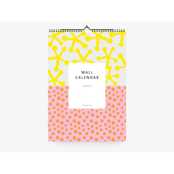 typealive / Wandkalender DIN A4 / Pattern