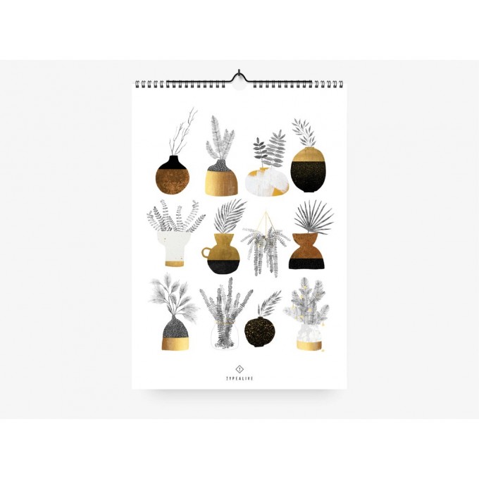 typealive / Wandkalender / Urban Vases