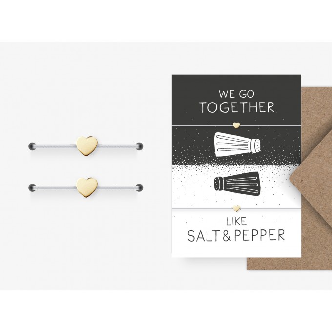 typealive / Freundschaftsarmband / Salt & Pepper