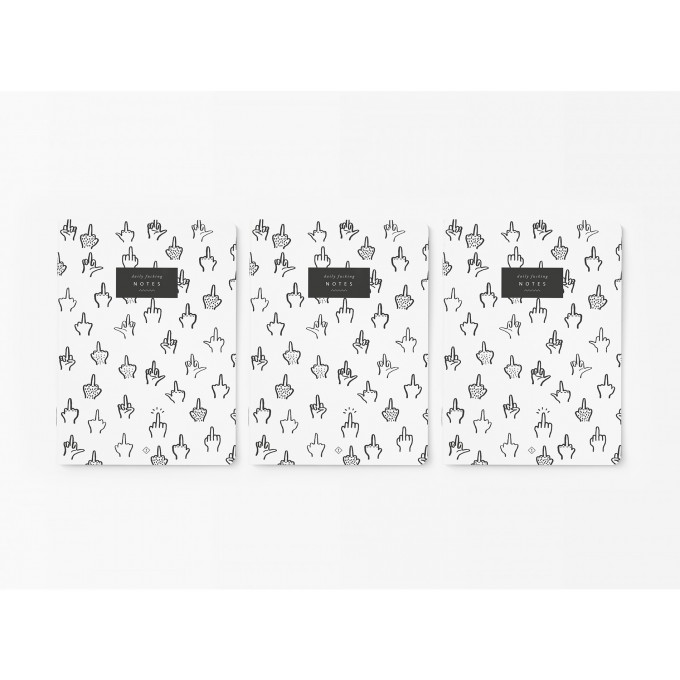 typealive / Notizhefte 3er-Set / F*&k You