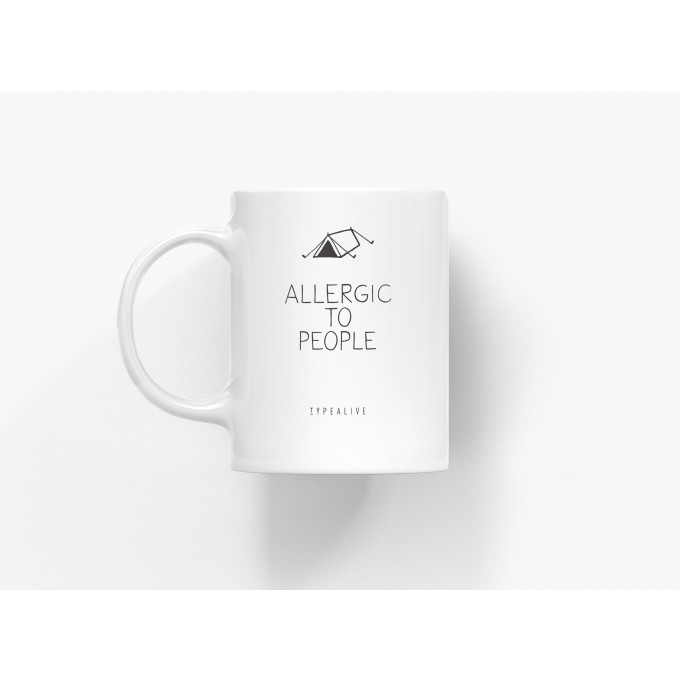typealive / Tasse aus Keramik / Allergic