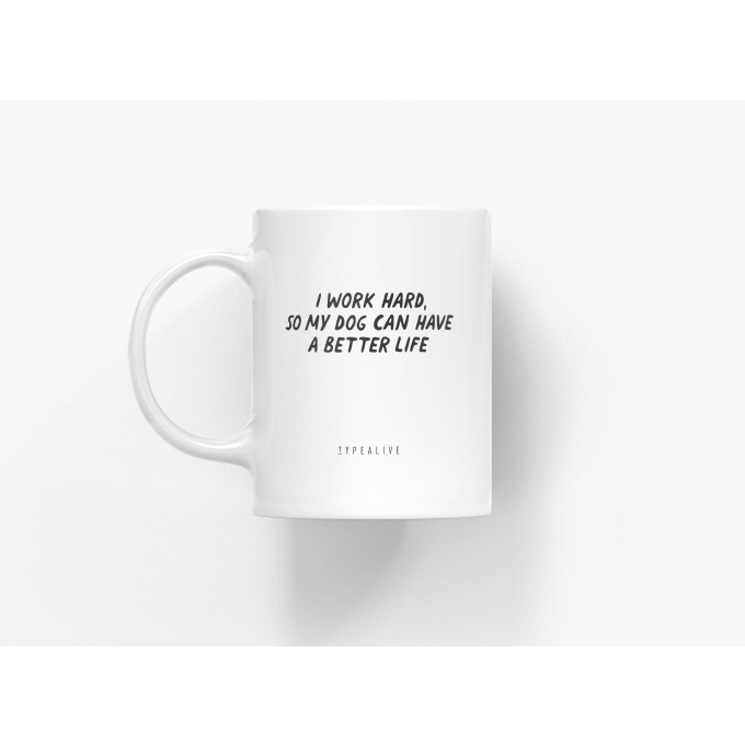 typealive / Tasse aus Keramik / Better Life "Dogs"