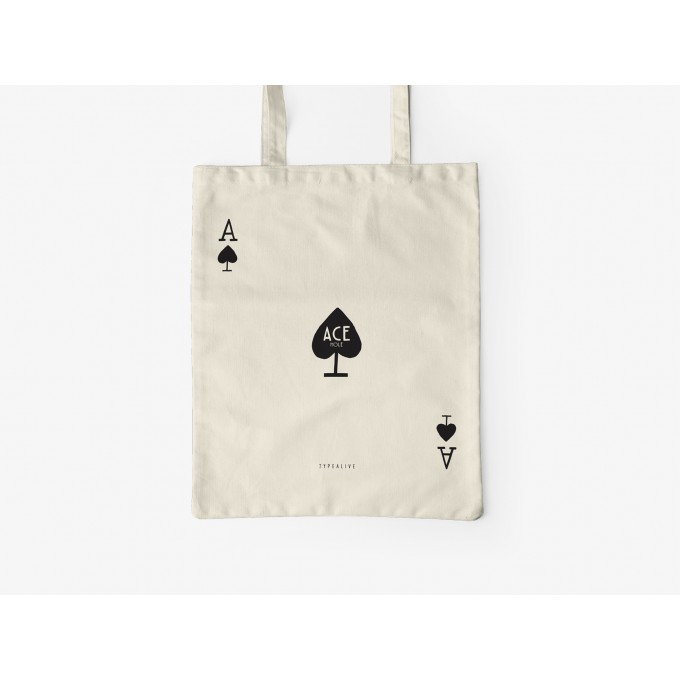 typealive / Baumwolltasche / Ace Hole