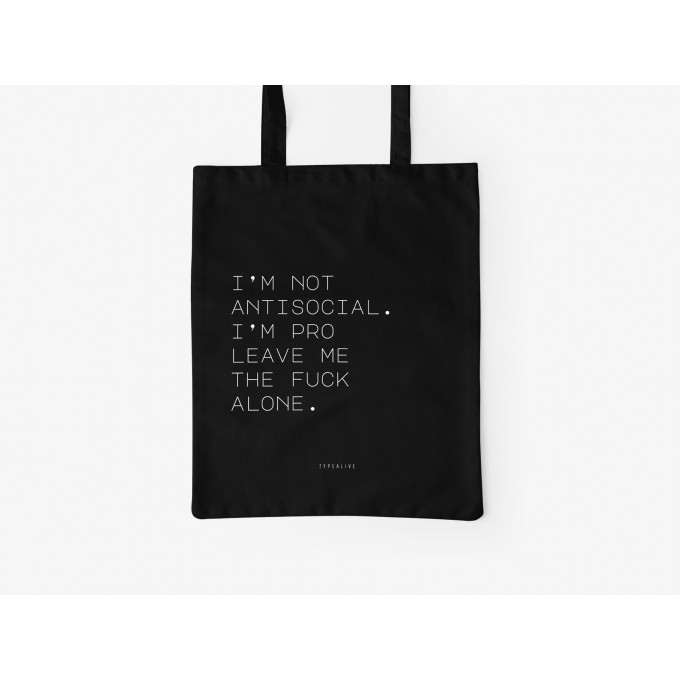 typealive / Baumwolltasche / Antisocial