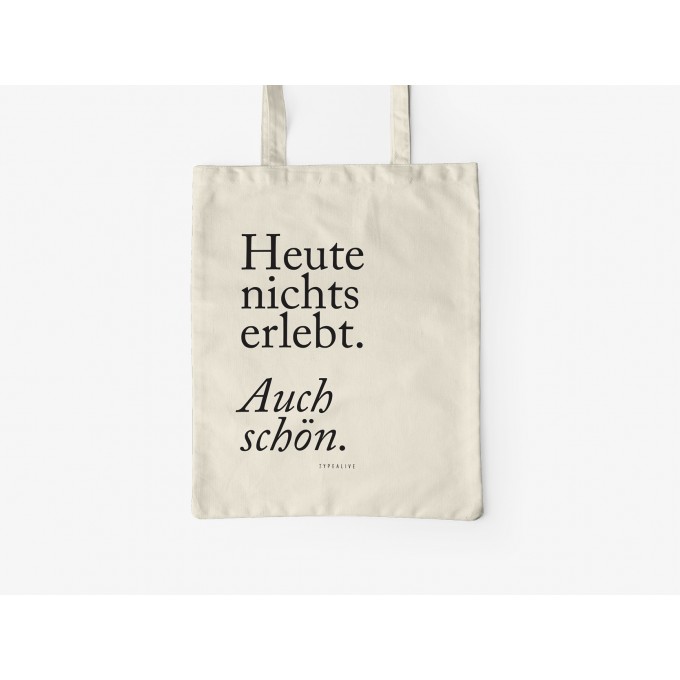typealive / Baumwolltasche / Auch Schön