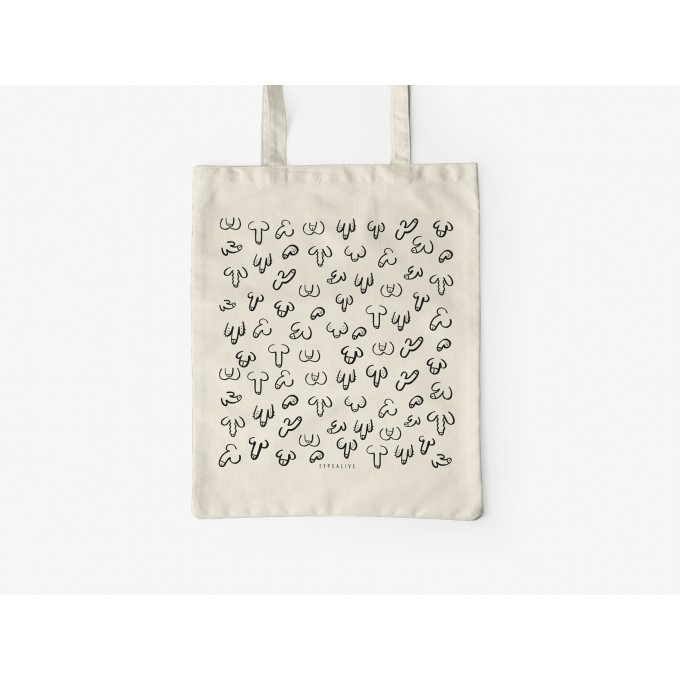 typealive / Baumwolltasche / DICKe Freunde  / Natur