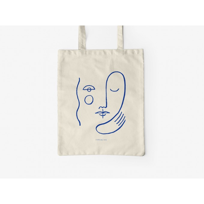 typealive / Baumwolltasche / Faces 