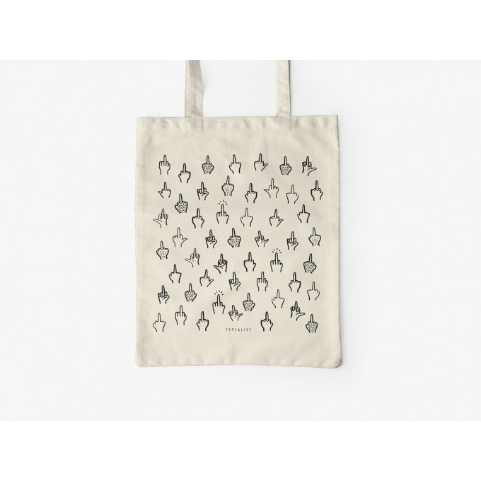 typealive / Baumwolltasche / F*&k You